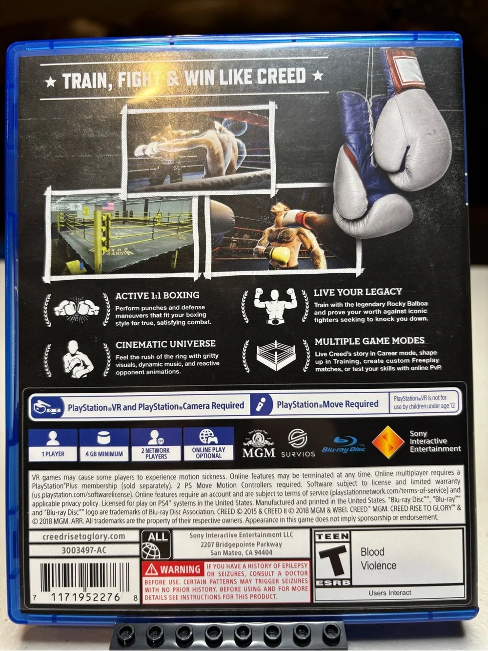 Sony PS4 VR Gaming Bundle - Blood & Truth, Creed, Gungrave, Angry Birds 2